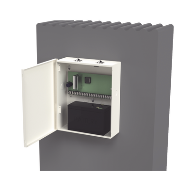 EPCOM INDUSTRIAL - Gabinete para Alarma de la Familia CAPTAIN/XL2T, CFB-516, VISTA48 y Batería PL712 (No Incluida)