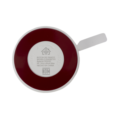 SMARTHOME BY EPCOM - (ZigBee) Boton de panico y emergencia inalambrico con señal ZigBee