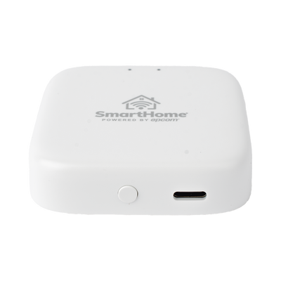 SMARTHOME BY EPCOM - (ZigBee) Controlador HUB ZigBee, conexión Bluetooth y  Wifi, compatible con Alexa y GoogleHome y cámaras IP SmartHome by Epcom
