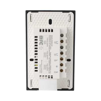 SMARTHOME BY EPCOM - (ZigBee) Apagador switch inalámbrico ZigBee, control de 2 regresos de carga, 110V