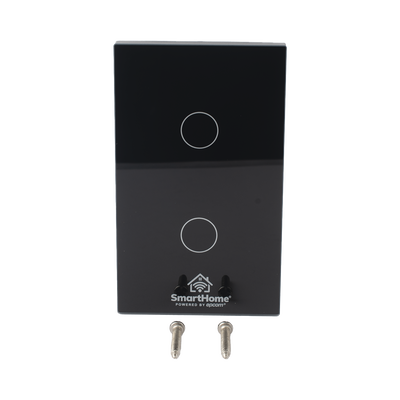 SMARTHOME BY EPCOM - (ZigBee) Apagador switch inalámbrico ZigBee, control de 2 regresos de carga, 110V