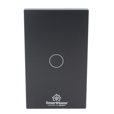 SMARTHOME BY EPCOM - (Wifi) Apagador switch inalámbrico WIFI, control de 1 regreso de carga, 110V