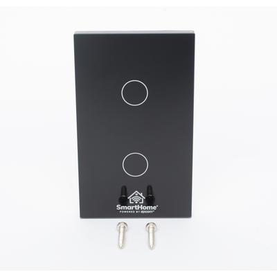 SMARTHOME BY EPCOM - (Wifi) Apagador switch inalámbrico WIFI, control de 2 regresos de carga, 110V