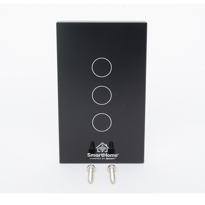 SMARTHOME BY EPCOM - (Wifi) Apagador switch inalámbrico WIFI, control de 3 regresos de carga, 110V