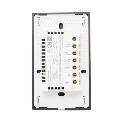 SMARTHOME BY EPCOM - (Wifi) Apagador switch inalámbrico WIFI, control de 3 regresos de carga, 110V