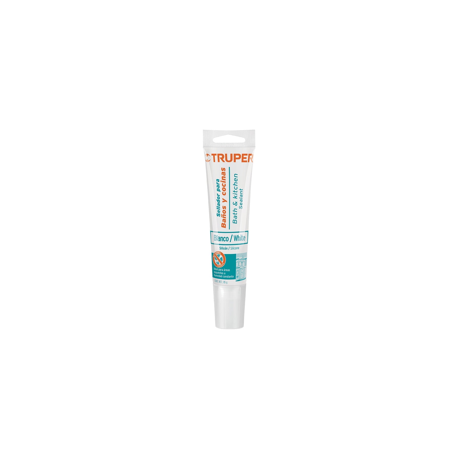 Sellador blanco para ba–os y cocinas, 85 g, Truper