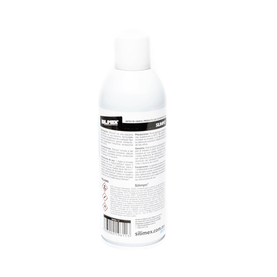 SILIMEX - Espuma Limpiadora para Todo Tipo de Superficies Plásticas y Metálicas de Sistemas de Vídeo, Audio, Telefonía y Equipo de Cómputo, Contiene Protectores de Rayos UV, 454 ml
