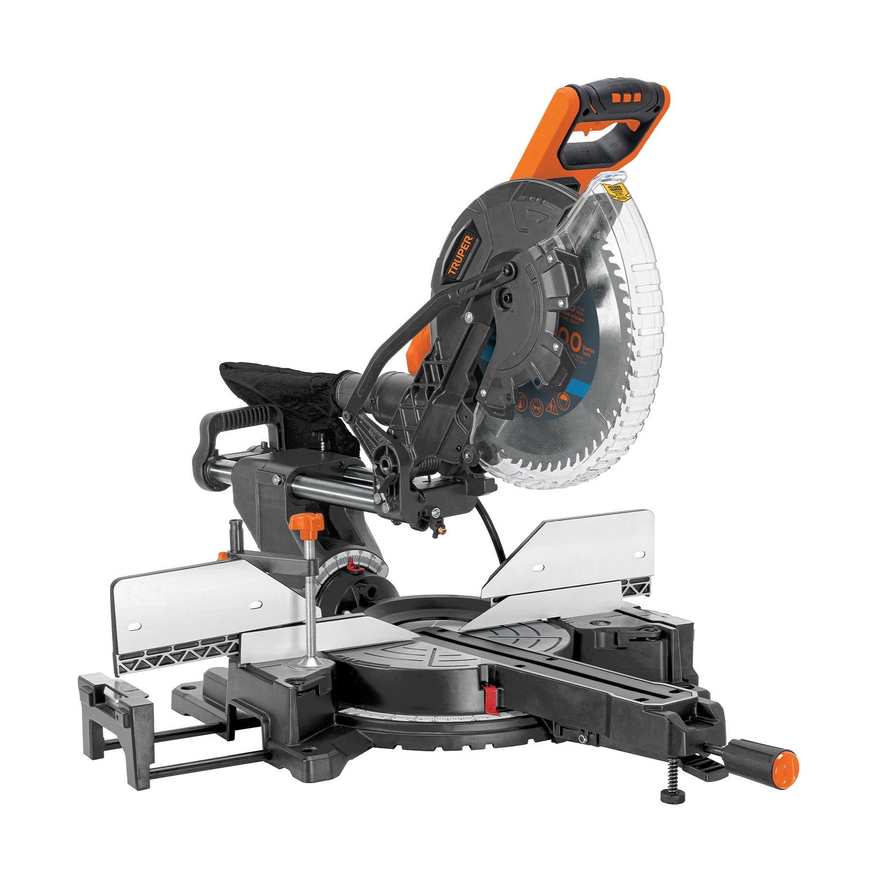 Sierra de inglete 12', 2000W telescopica compuesta, TRUPER