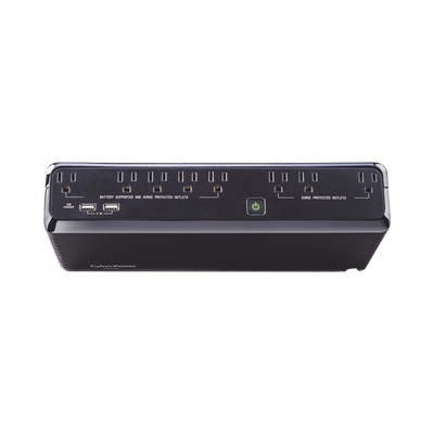 CYBERPOWER - UPS de 750 VA/375 W, Topología Standby, Entrada 120 Vca NEMA 5-15P, de Escritorio, Con 8 Tomas NEMA 5-15R