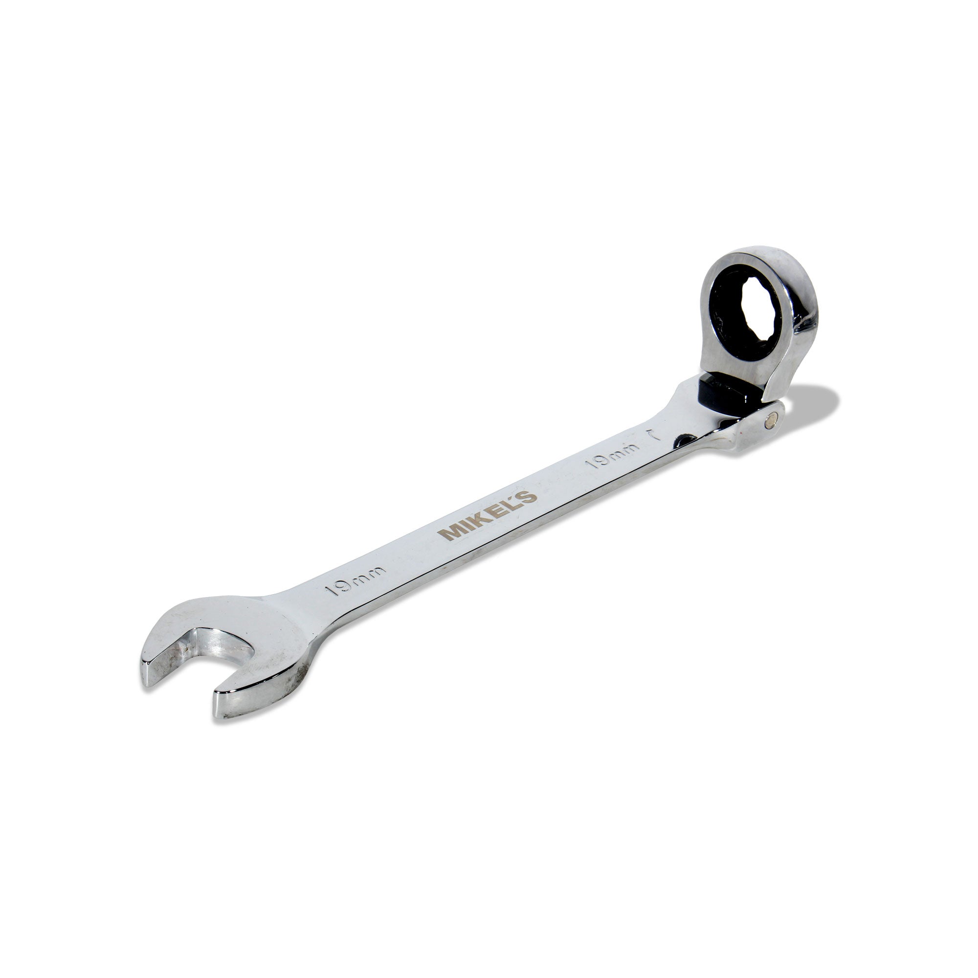 Llaves combinadas con matraca cabeza flexible (set 7 pzas)