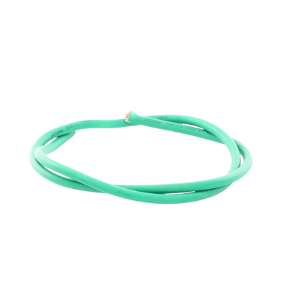 INDIANA - (SLLU22) Cable de Cobre Recubierto THW-LS Calibre 4 AWG 19 Hilos Color Verde (Venta por Metro)
