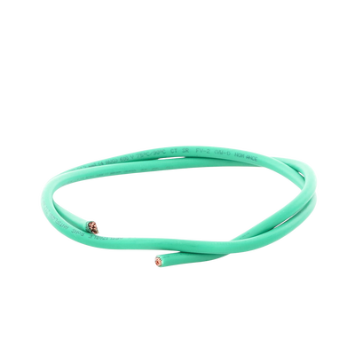 INDIANA - (SLLU22) Cable de Cobre Recubierto THW-LS Calibre 4 AWG 19 Hilos Color Verde (Venta por Metro)