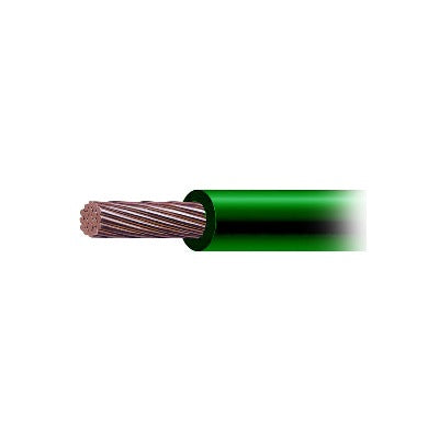 INDIANA - Cable de Cobre Recubierto THW-LS Calibre 6 AWG 19 Hilos Color Verde (Venta por Metro)