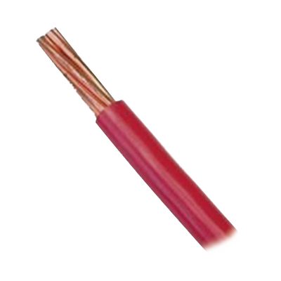 INDIANA - Cable Eléctrico de Cobre Recubierto THW-LS Calibre 4 AWG 19 Hilos Color Rojo (100 metros)