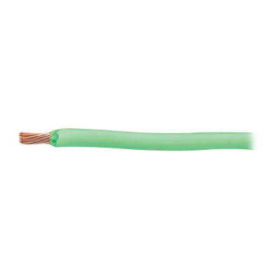INDIANA - (SLY303) Cable 8 awg  color verde,Conductor de cobre suave cableado. Aislamiento de PVC, autoextinguible. (Venta por Metro)