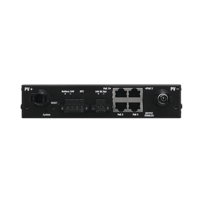 UBIQUITI - Controlador de carga MPPT SunMax SolarPoint 24V 7A para interior con switch PoE pasivo 24V integrado para alimentar equipos airMAX