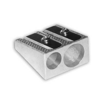 MAE - SACAPUNTAS MAE METALICO DOBLE TRIANGULAR C/12 PZAS