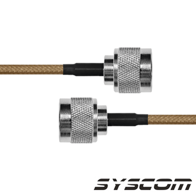 EPCOM INDUSTRIAL - Jumper de Cable Coaxial de 60 cm (23.62 Pulgadas), con Conectores N Macho Ambos Extremos