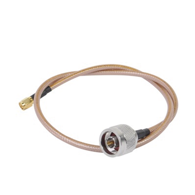 EPCOM INDUSTRIAL - Jumper con Cable LP142 de 60 cm (23.62 Pulgadas), con Conectores N Macho a SMA Inverso Macho (Hasta 8GHz)