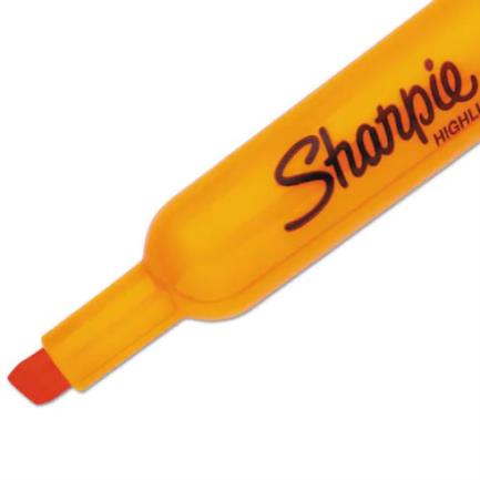 SANFORD - Resaltador Sharpie Tank Color Naranja c/12 piezas
