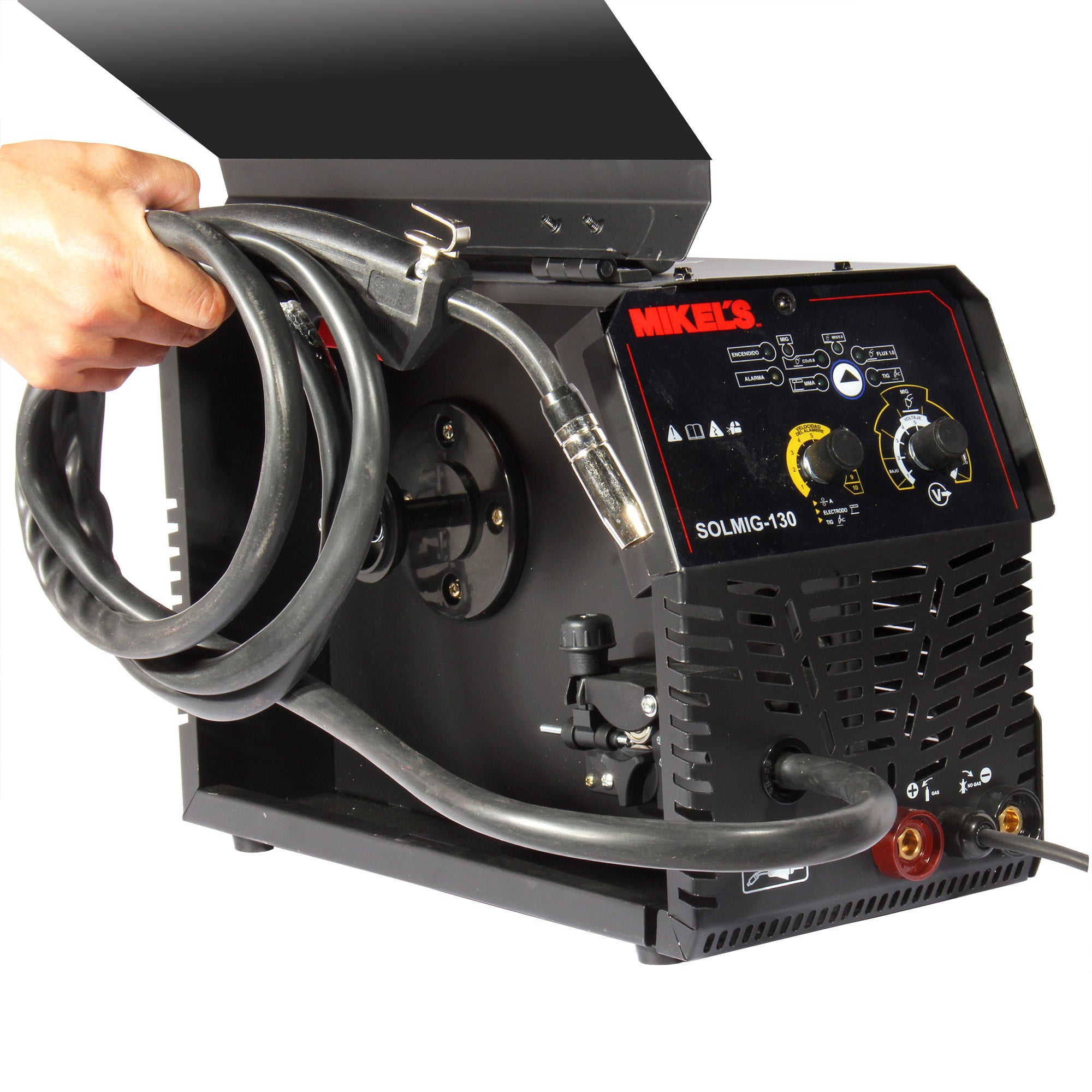 Soldadora de micro alambre (130 amp)