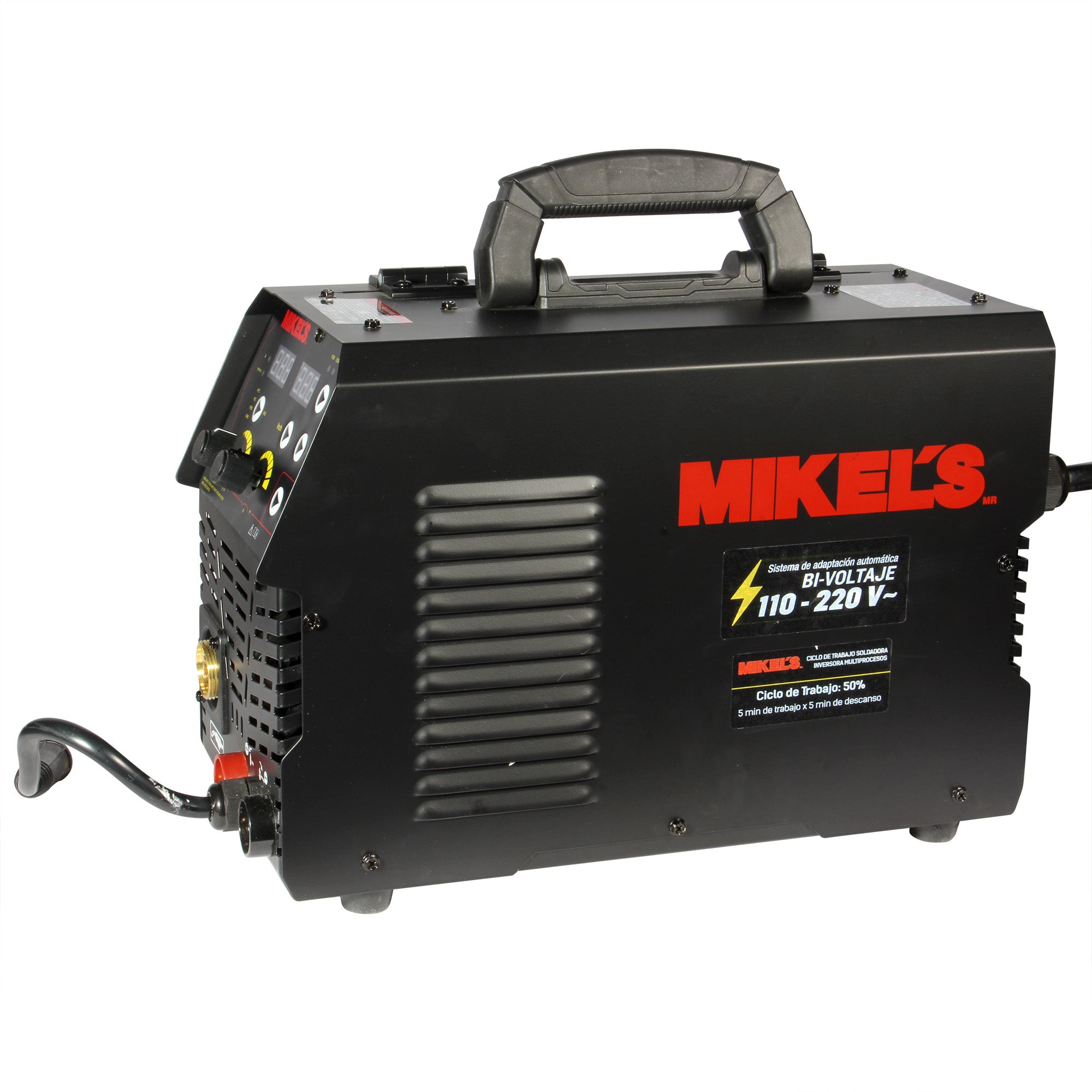 Soldadora de micro alambre y electrodo inverter (200 amp)