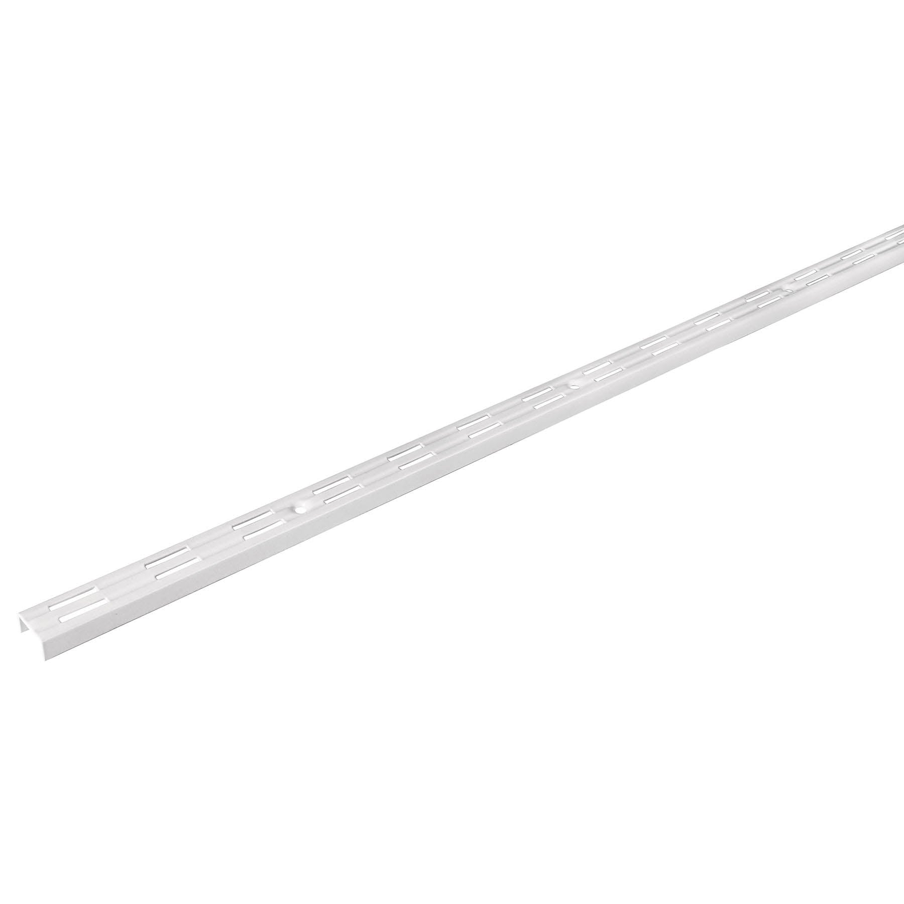 Cremallera doble blanca para mensulas planas, 1m, FIERO