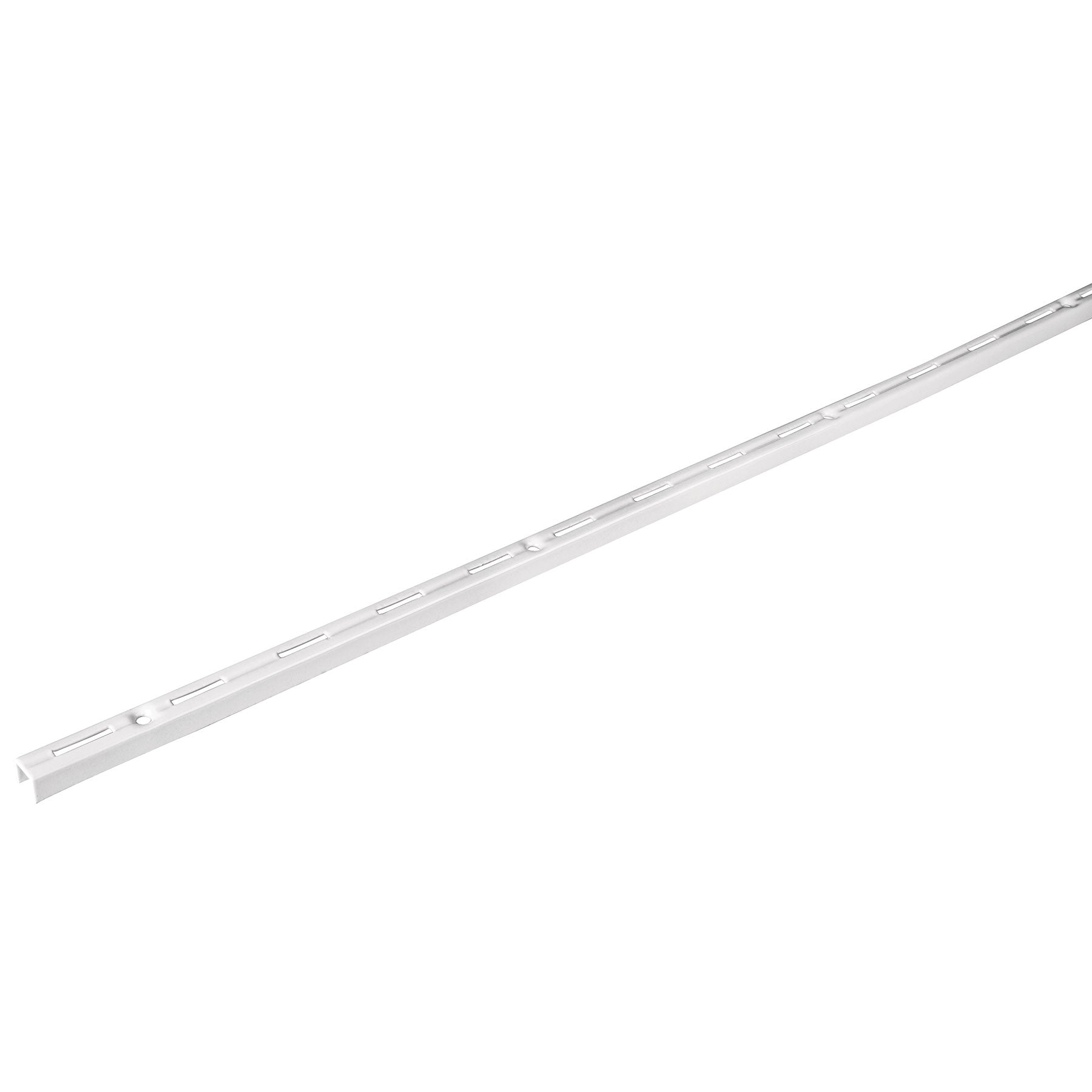 Cremallera sencilla blanca para mensulas planas, 1.5m, FIERO