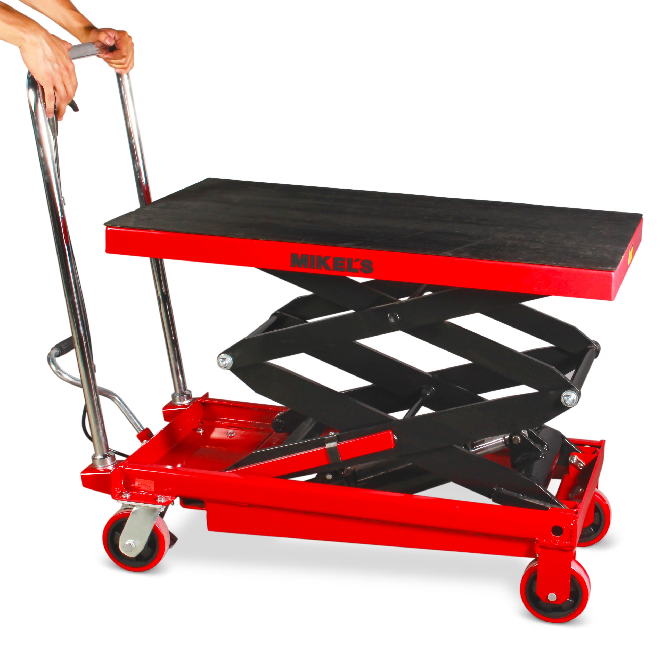 Mesa elevadora doble tijera (350 kgs)