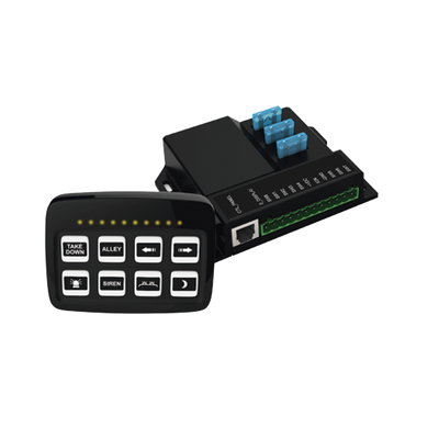 SIGNALPRO - Controlador Universal de 8 interruptores, 12-24 Vcd con Montaje Fijo y de Succión