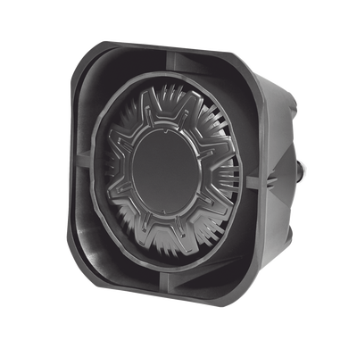 SIGNALPRO - Bocina Compacta de Uso Rudo, 100 Watts de Potencia, Ideal Para Vehículos de Encubierto, Montaje Universal, 11 Ohms de Impedancia