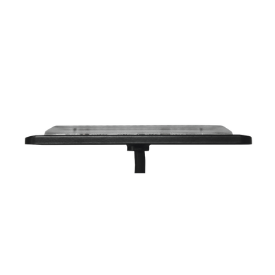 SIGNALPRO - Luz Auxiliar de 12 LED, Ambar/Claro, SAE, Bisel Negro, Lente Transparente