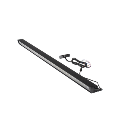 SIGNALPRO - Barra de luces de 8 Módulos, 32 LED, 47 pulgadas, Ámbar, SAE Clase 1, Con Controlador de 8 interruptores