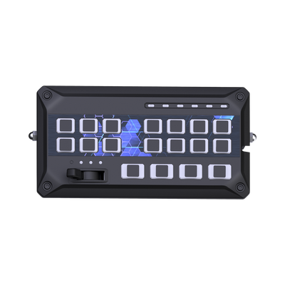 SIGNALPRO - Sirena Vehicular de 200W de Potencia, Con Controlador de Panel Deslizante de 19 botones, indicador de flecha de tráfico de 6 LED, 12 Salidas Auxiliares