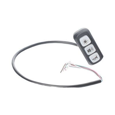 SIGNALPRO - Sirena/Bocina Compacta Para Motocicleta de 30 Watts, Incluye Controlador y Microfono