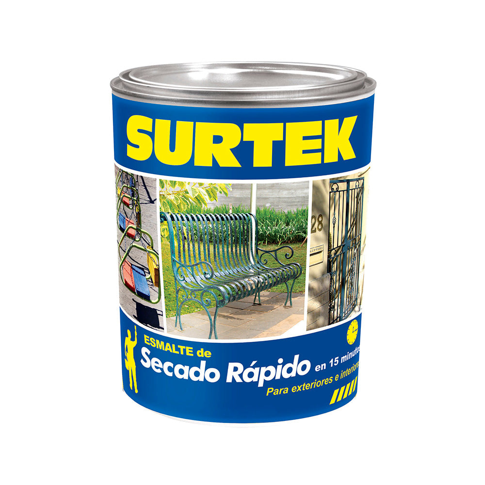 Surtek - Esmalte seca rap 1Lt rojo