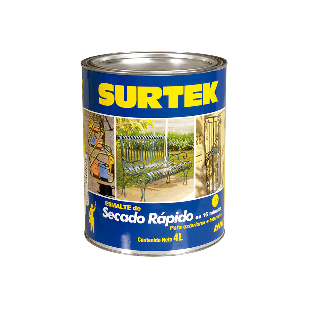 Surtek - Esmalte seca rap 4Lt bco