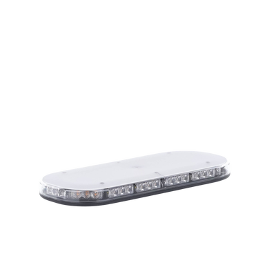 SIGNALPRO - Mini barra de 42 LED, ámbar/blanco, 15 Pulgadas, SAE, Montaje Fijo Con Tornillos, 12-24 Vcd, Lente transparente