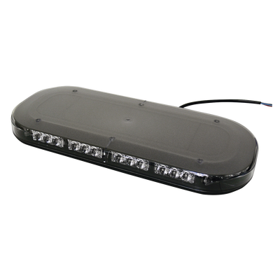 SIGNALPRO - Mini barra de 42 LED, ámbar/blanco, 15 Pulgadas, SAE, Montaje Fijo Con Tornillos, 12-24 Vcd, Lente transparente