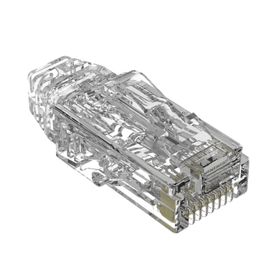PANDUIT - Plug RJ45 Cat6/6A, Para Cable UTP de Calibre 28 AWG (Diámetro Reducido), Chapado en Oro de 50 Micras, Paquete de 100 Piezas