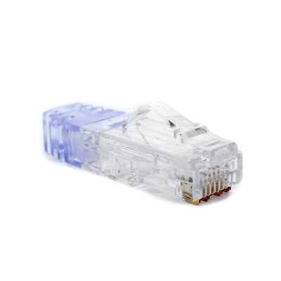 PANDUIT - Plug RJ45 Cat6 de 5 Piezas, Para Cable UTP de Calibre 23-24 AWG, Chapado en Oro de 50 Micras, Paquete de 100 Piezas