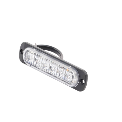 SIGNALPRO - Luz Auxiliar de 6 LED, Azul, Lente Transparente, SAE