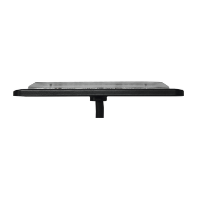 SIGNALPRO - Luz Auxiliar de 6 LED, Roja, Bisel Negro, Lente Transparente
