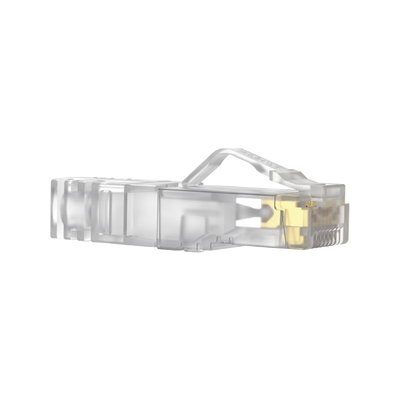 PANDUIT - Plug RJ45 Cat6A, Para Cable UTP de Calibre 23-24 AWG, Chapado en Oro de 50 Micras, Paquete de 100 Piezas