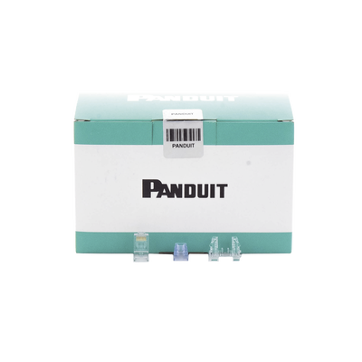 PANDUIT - Plug RJ45 Cat6A, Para Cable UTP de Calibre 26 AWG, Chapado en Oro de 50 Micras, Paquete de 100 Piezas
