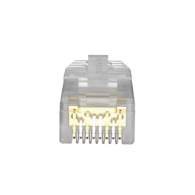PANDUIT - Plug RJ45 Cat6A, Para Cable UTP de Calibre 26 AWG, Chapado en Oro de 50 Micras, Paquete de 100 Piezas