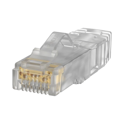 PANDUIT - Plug RJ45 Cat6A, Para Cable UTP de Calibre 26 AWG, Chapado en Oro de 50 Micras, Paquete de 100 Piezas