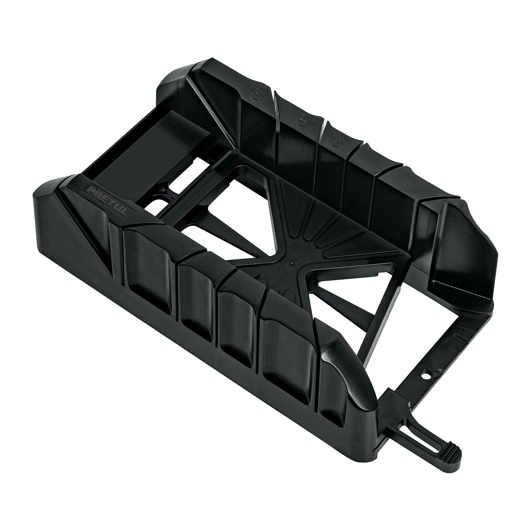Caja de inglete para serrucho de costilla 12' y 14',Pretul