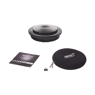 JABRA - Speak 710, Altavoz portátil con micrófono integrado, sonido increíble para conferencias y música (7710-409)