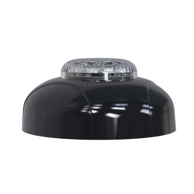 SIGNALPRO - Estrobo Oculto de 12 LED, Brida negra, 12 Vcd, Clara, Lente transparente